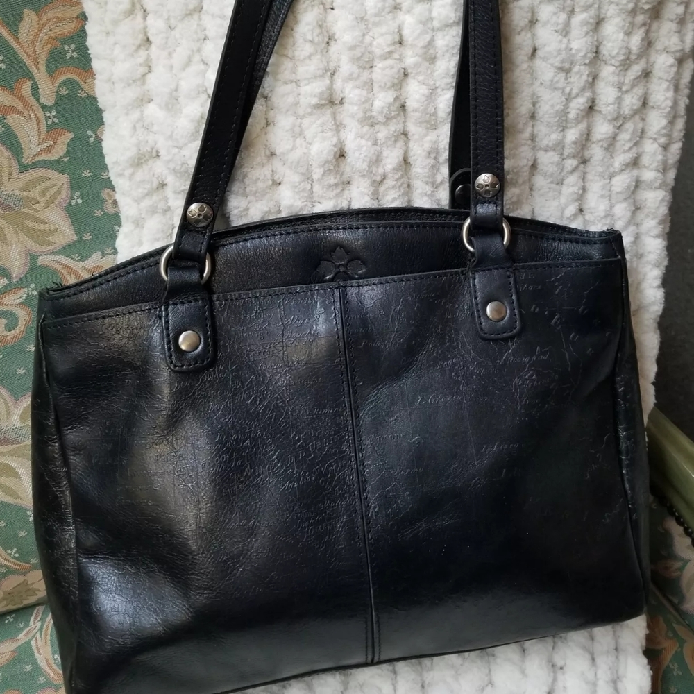 Patricia Nash black leather purse
